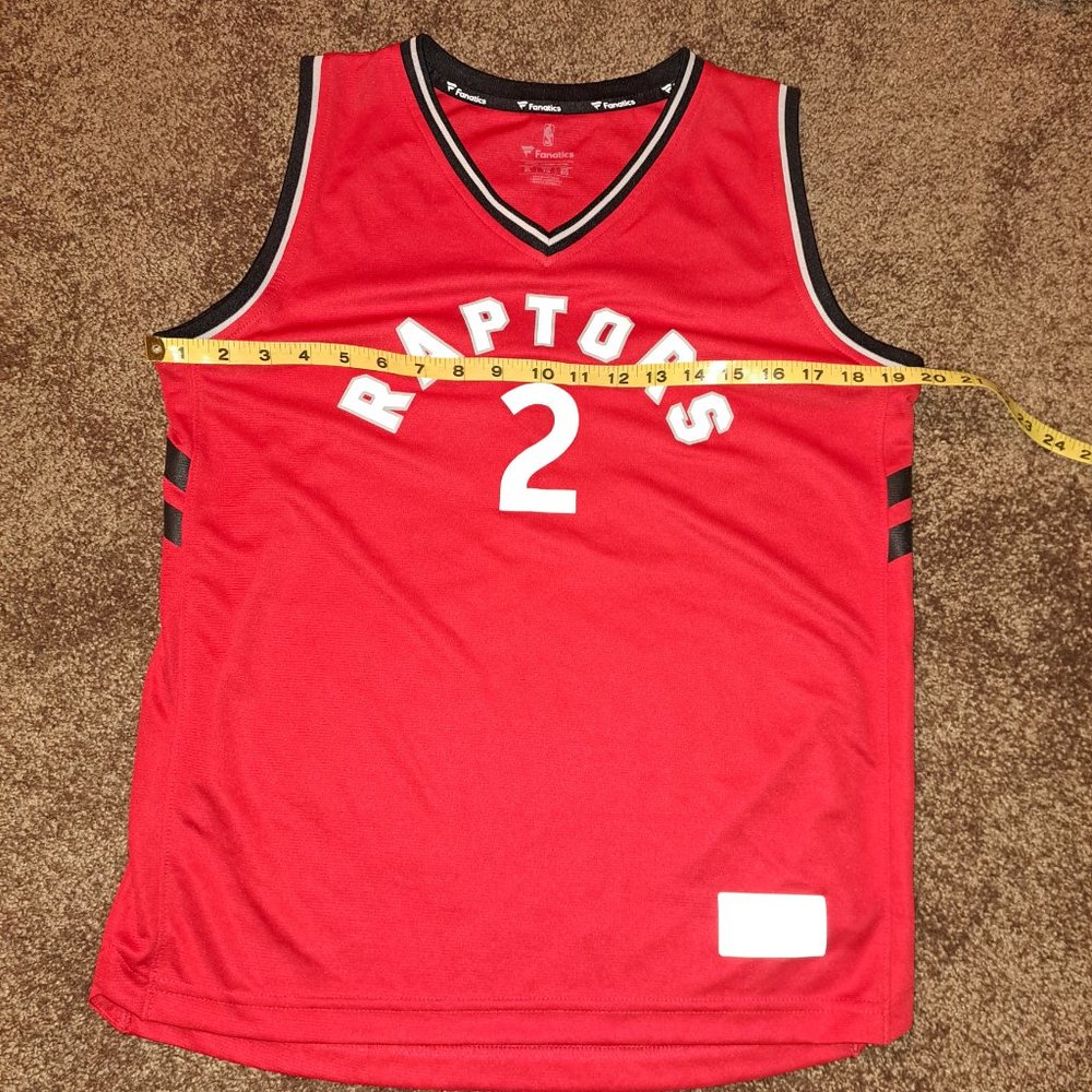 NBA Fanatics Toronto Raptors Kawhi Leonard #2 Red Icon Edition Youth Jersey - Picture 6 of 9